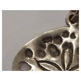 Beautiful Sterling Silver Sand Dollar Pendant