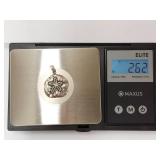 Beautiful Sterling Silver Sand Dollar Pendant