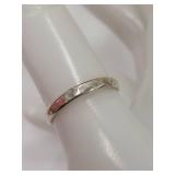 Elegant Sterling Silver Hammered Ring