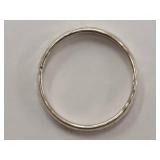 Elegant Sterling Silver Hammered Ring