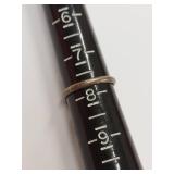 Vintage Sterling Silver Ring with Dual Stones