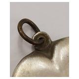 Vintage Sterling Silver Heart Pendant Necklace Charm