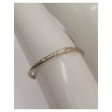 Beautiful Sterling Silver Textured Band Ring