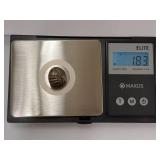 Vintage Sterling Silver Button with Dome Shape