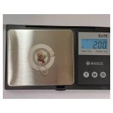 Beautiful Sterling Silver Seashell Hook Earrings