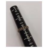 Vintage Sterling Silver Textured Dot Pattern Ring