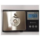 Beautiful Sterling Silver Mother of Pearl Pendant