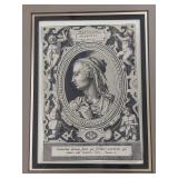 Framed Etching 