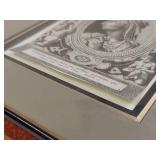 Framed Etching 