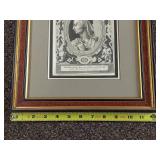 Framed Etching 