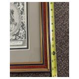 Framed Etching 
