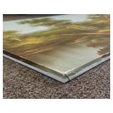 Original Oil Painting Landscape by Artist J. Hall