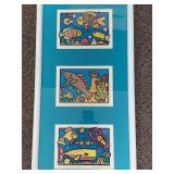 Diverse Framed Art Collection: Abstracts, Landscapes, Ocean Themes