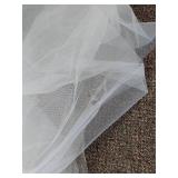 Elegant White Lace Wedding Dress with Removable Train