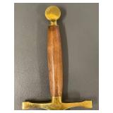 Medieval Longsword with Brass Guard