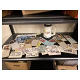 Vintage Retro Collectibles Lot: Humor Sign Cards & Nostalgic Prints