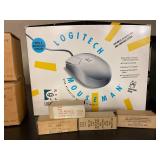 Vintage Military Radio Tubes, Logitech MouseMan, Timer Lot