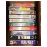 Extensive Lot of Vintage Collectible VHS Tapes Assorted Titles