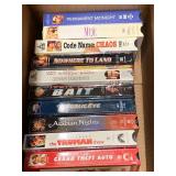 Extensive Lot of Vintage Collectible VHS Tapes Assorted Titles