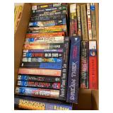 Diverse Collection of Vintage and Modern Science Fiction Paperback Books