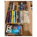 Diverse Collection of Vintage and Modern Science Fiction Paperback Books