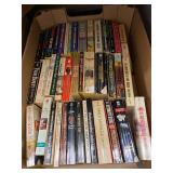 Large Collection of Paperback Books in Mixed Genres by Renowned Authors