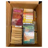 Mixed Box Lot of Books & Supplies