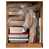 Mixed Box Lot of Books & Supplies