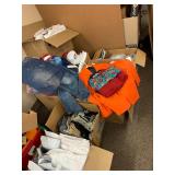 MASSIVE Lot of Mixed Apparel - Hats, Jeans, Shirts, Coats, Vintage, Shoes, Etc