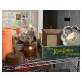 Vintage Oil Lamp & Frames Collection