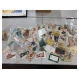 Lot 150+ 1890s Ephemera & 1900s Postcard Collection - Mostly 1 Cent Stamps