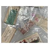 Lot 150+ 1890s Ephemera & 1900s Postcard Collection - Mostly 1 Cent Stamps