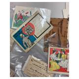 Lot 150+ 1890s Ephemera & 1900s Postcard Collection - Mostly 1 Cent Stamps