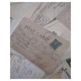 Lot 150+ 1890s Ephemera & 1900s Postcard Collection - Mostly 1 Cent Stamps