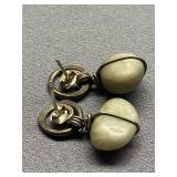 Artistic Sterling Silver 925 Earrings with Stones