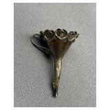 Antique Sterling Silver 925 Miniature Funnel Pendant