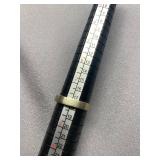 Sterling Silver 925 V-Shaped Ring, Minimalist Design Size 8