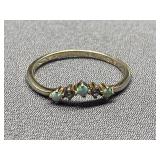 Opal Diamond 925 Sterling Silver Ring Size 7