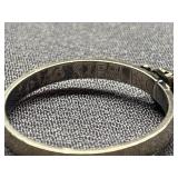 Sterling Silver 925 Ring with Turquoise Stone, Size 5.25