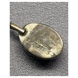 Signed Turquoise Sterling Silver 925 Pendant