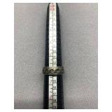 Sterling Silver Wave Pattern Ring 925 Size 6