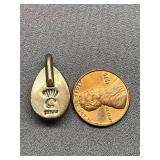 Vintage Sterling Silver 925 Teardrop Pendant