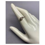 Sterling Silver 925 Leaf Ring Size 6.5