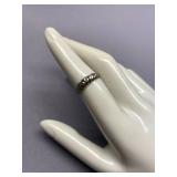 Sterling Silver 925 Ring US Size 5.5 Intricate Design