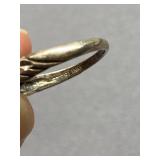 Sterling Silver 925 Ring US Size 5.5 Intricate Design