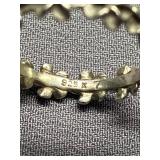 Sterling Silver 925 Flower Ring 925 Size 7