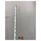 Sterling Silver 925 Necklace with Faux Pearl Pendant