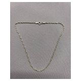 Sterling Silver 925 Chain Anklet