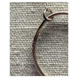 Sterling Silver 925 Circular Pendant Necklace