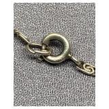 Vintage Sterling Silver 925 Engraved Heart Locket Necklace